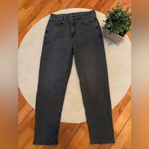 American Eagle Outfitters Dark Gray Mom Jeans